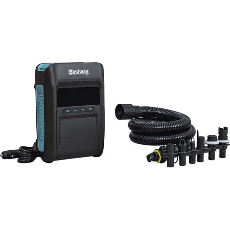Hinchador Eléctrico Bestway para Coche Presión Máxima 22x16x9 cm