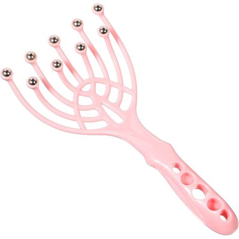 Accessoires de Massage Manuel pour Cuir Chevelu Design Neuf Griffes en PP et Boules en Acier, Outil Portable pour Massage Crânien Relaxant à Domicile (1/5)
