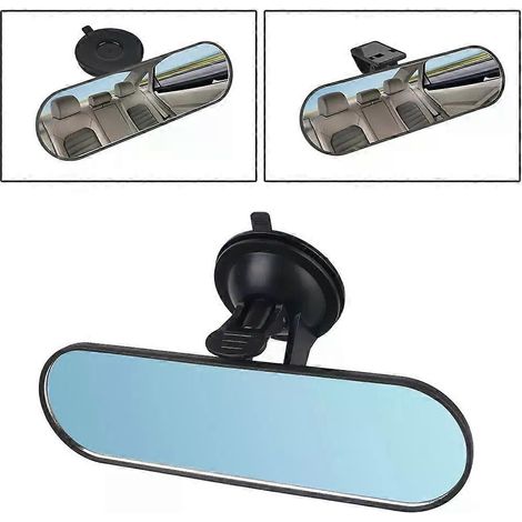 Universal-Innenspiegel mit Saugnapf, 360° verstellbar, 220 x 65 mm, hochauflösendes Sichtfeld, PKW-LKW-Spiegel JXLGV (1/5)