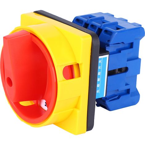 Commutateur inverseur à verrouillage 2 positions en plastique, 600 V CA, 25 A (1/5)