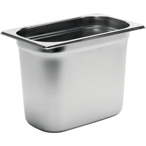 Bac inox GN1/4 200mm - 176 x 162 x 200 mm - Gastro M (1/2)