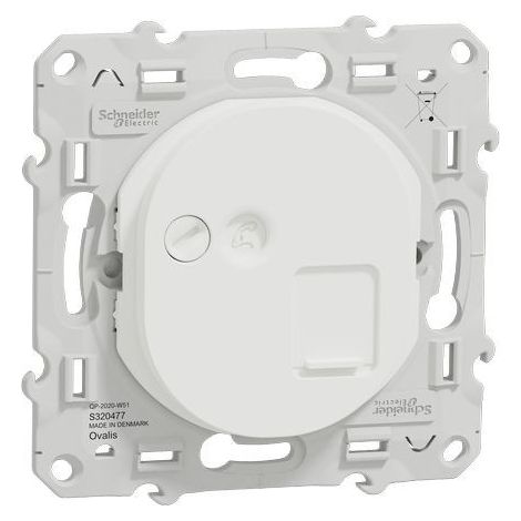 prise rj45 - catégorie 6a - stp - blanc - schneider electric s320477 (1/5)