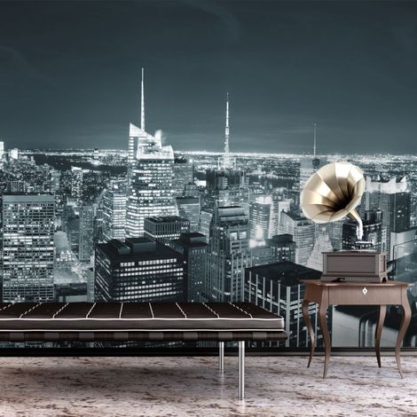 Papier Peint "Vie Nocturne à New York" 154 x 200 cm (1/2)