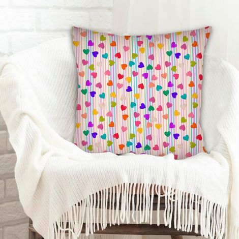 Housses de coussin en polyester résistante anti-ride pour canapé chambre à coucher salon (1/5)