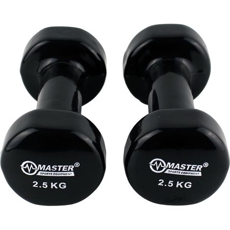 Vinylhanteln 2 x 2,5 kg MASTER (1/3)