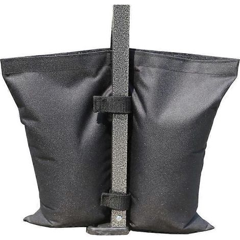 sac de lestage en toile Oxford pour support de tente, poids pour tente pliante, abri solaire extérieur-34X40 cm-Black (1/4)