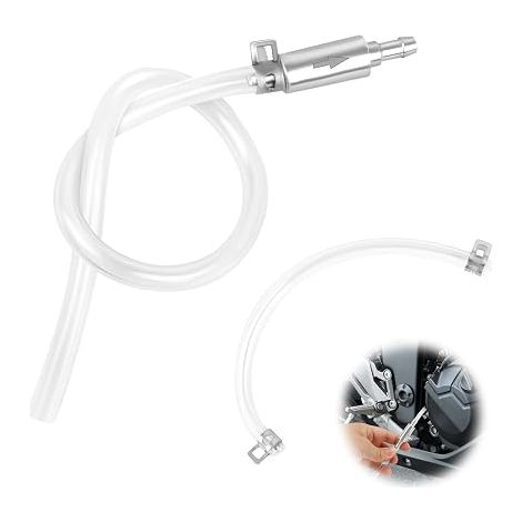Purge de Frein Moto Tuyau embrayage Hydraulique Flexible Tube Valve Unidirectionnel Outil Clapet