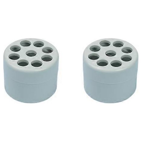 Lot de 2 supports à tiges spiralés Ikebana pour bouquets DIY, vase torsadé, grille de fixation pour plantes à plusieurs trousVert (1/5)