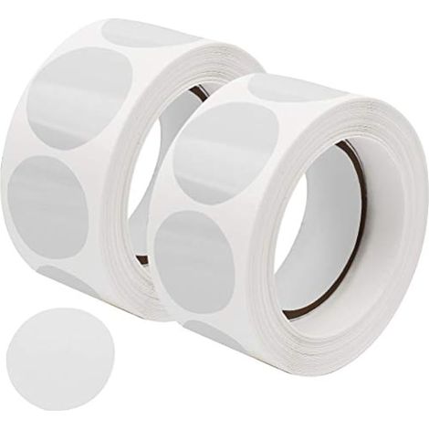 1000 pièces scellés transparents pour emballage, 25mm étiquettes autocollantes transparentes pour enveloppes, scellés pour cadeaux mariage anniversaire fête et boîtes (1/4)