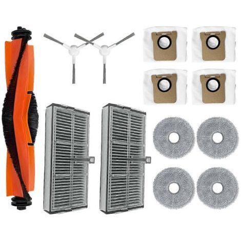 Accessoires pour aspirateur robot M30S D103CN : brosse principale, filtre HEPA, sac à poussière, consommables