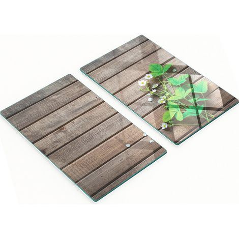 Tablas decorativas multifuncionales de cocina, resistentes al agua, con dise帽o de fresa, 2x30x52 cm.