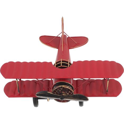 Modèle Avion Rétro Décoration De Table Vintage pour Domicile Et Bureau pour Amateurs De Modèles Avion Ornement Élégant Fer pour Collectionneurs Et Décor Intérieur (1/5)