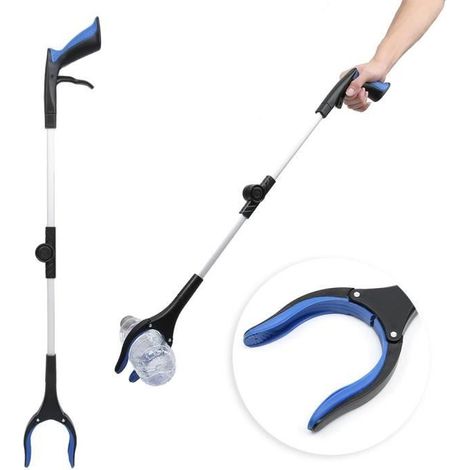 Outil de Ramassage 82CM Extra Long Pince de Préhension Grabber Outil D\'aide Handicapé les femmes enceintes âgées,pliable-Ywey (1/4)