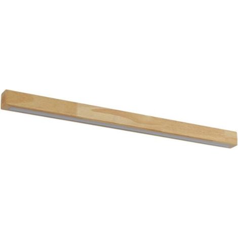 royaluxe -Lampe murale en bois massif, 80cm 20w chambre de chambre à coucher de balcon récompensée à la lampe en bois d'origine à longue barre(lumière chaude) JUNJUN (1/5)