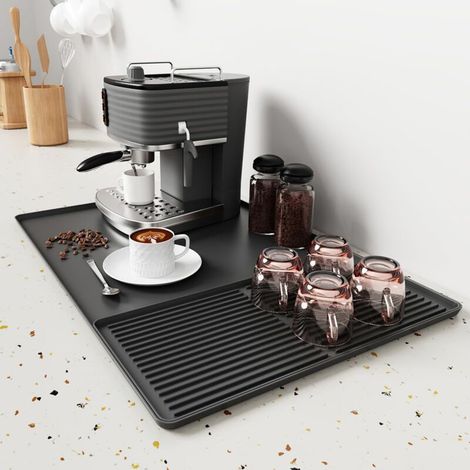 Tappetino per macchina del caffè - 1 pezzo, 61x41 cm, antiscivolo, per bar/cucina