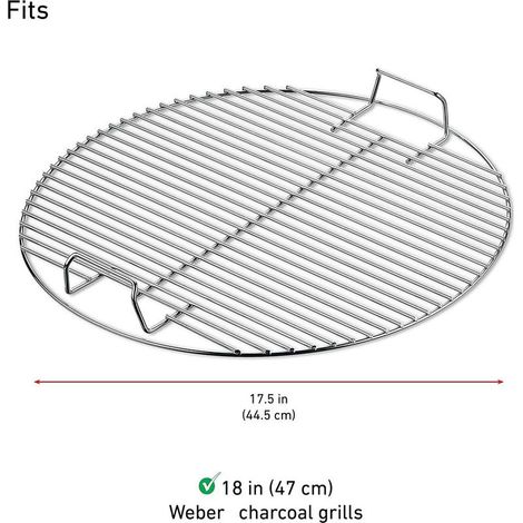 Ersatz-Grillrost 44,45 cm für Weber 47 cm Kugelgrill, One-Touch und Smokey Mountain. (1/4)