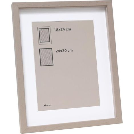 Cadre Bois Taupe pour Objets Format 40x50cm S223K7P1 (1/3)