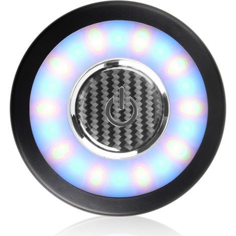 Luci interne a LED per abitacolo e bagagliaio, lampada da parete multifunzione wireless ricaricabile tramite USB per camper e campeggi (blu, giallo, azzurro ghiaccio) (1/5)