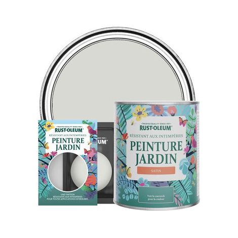Peinture Jardin, Finition Satinée - Gris d'Hiver (1/3)