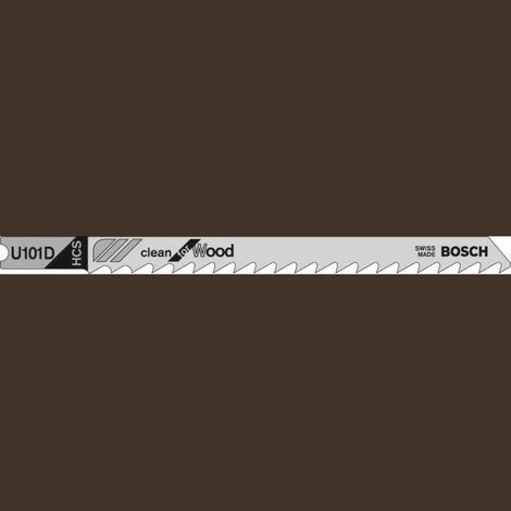 Lame de scie sauteuse Bosch u 101 d coupe propre 100 mm 2 pcs (1/3)