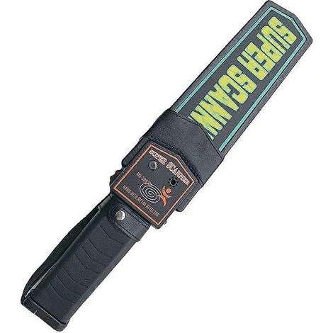Handlicher Metallscanner, Sicherheitsdetektor mit 2 Schaltern für Untersuchungsräume, Schulen, Krankenhäuser, Batterie nicht erforderlich (1/4)