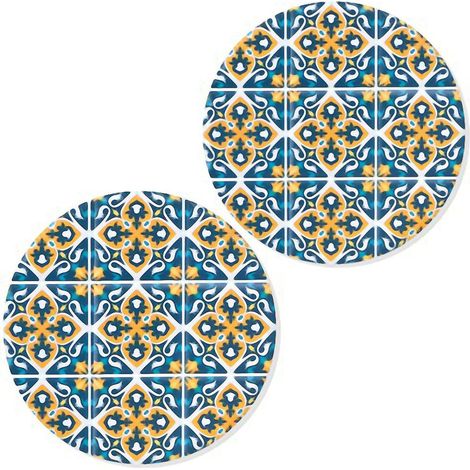Set de 2 sous-verres Carreaux de ciment
