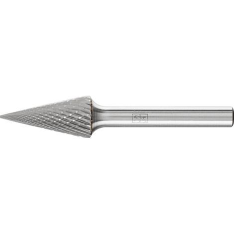PFERD Hartmetall Frässtift Spitzkegel SKM Ø 12x25 mm Schaft-Ø 6 mm Z4 universal mittel fein (1/5)
