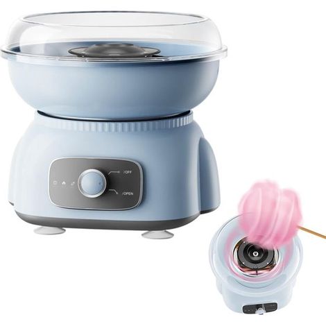 Mini machine à barbe à papa pour la maison – Machine à barbe à papa électrique pour enfants – Bleu clair (1/5)
