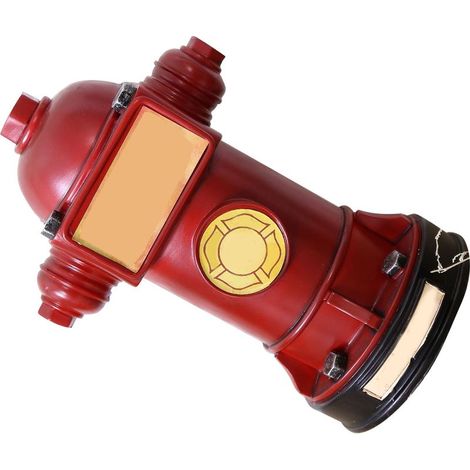 Spardose in Form eines Retro-Feuerhydranten, Geldkassette in Form eines Feuerhydranten, Münzbox, einzigartiges Sparglas, rote Wohndekoration (1/5)