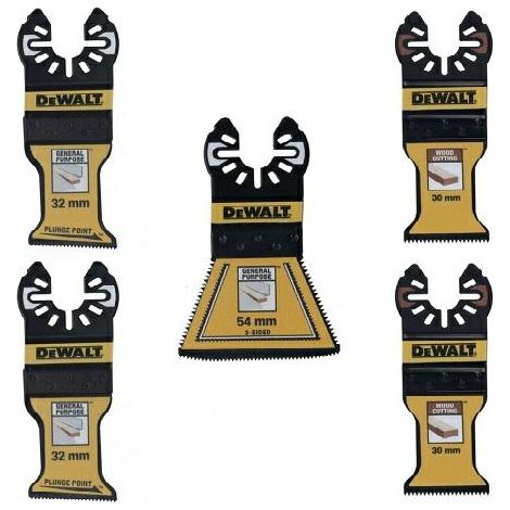 DEWALT Set de di 5 lame oscillanti miste DT20777-QZ