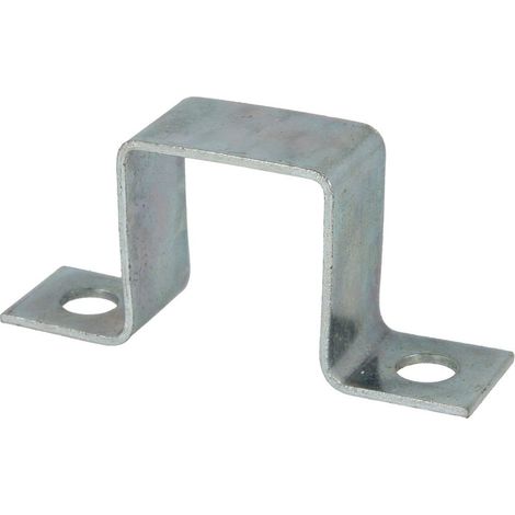 Bride pour rail, nicklé pour rail de profil 38/40