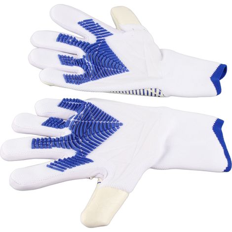 Gants de gardien de but de football (taille 7) avec une paume offrant une excellente adhérence et une protection des doigts. Gants en latex et nylon respirants, antidérapants. (1/5)