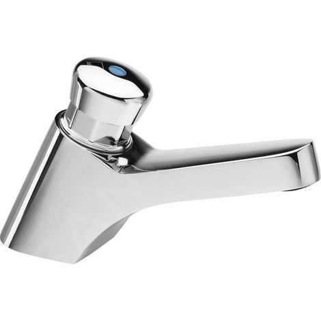 Sapho Silfra Quik - Robinet à fermeture automatique pour lavabo, chrome QK23051 (1/3)