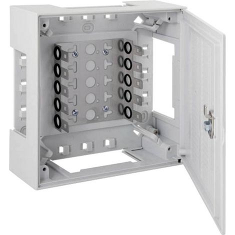 COFFRET DE DISTRIBUTION EN PLASTIQUE BOX II EFB ELEKTRONIK 46025.1 5 BORNIERS LSA 2/10 BOX II AVEC LOQUET 1 PC(S) (1/2)
