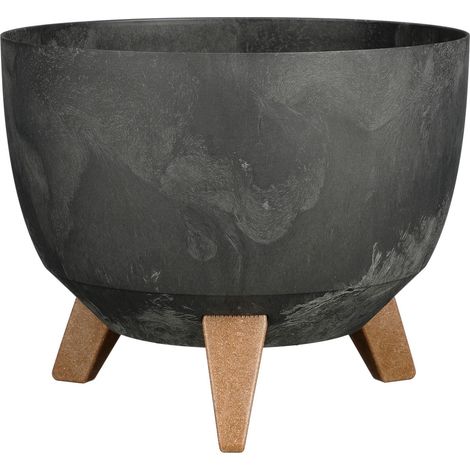 Mica Decorations Jardinière d'extérieur Noir H18.5xl29xL29cm (1/5)