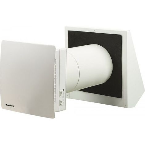 Aldes – Purificateur d'air pièce par pièce Nano Air 50 – Ventilation double flux silencieuse – Détection d'humidité automatique – Installation rapide (1/5)