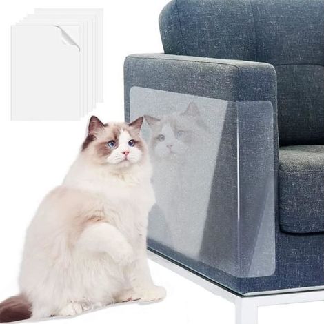 Protecteur Anti-Griffes - Noname - 30 x 45 cm - PVC - Transparent - 6 Pièces (1/4)