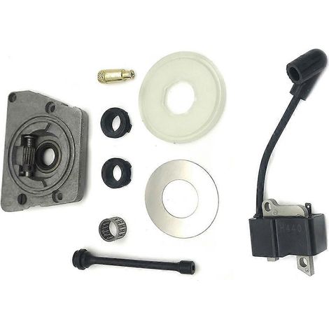 Ignition Coil module Magneto pour Husqvarna 135 140 tronçonneuse et pompe à huile Worm Gear poussière rondelle tuyau (1/5)