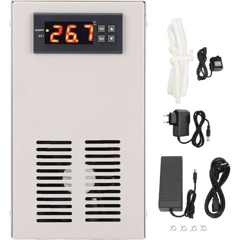 Smart WiFi Aquarium Cooler, Digital Display, Electronic Cooler, Water Cooling Unit for 35L Aquariums, EU Plug, -55 to 120 Degrees (1/5)