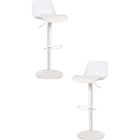 Packs Taburetes Cocina - Pack 2 Taburetes Delvo - Blanco (1/4)