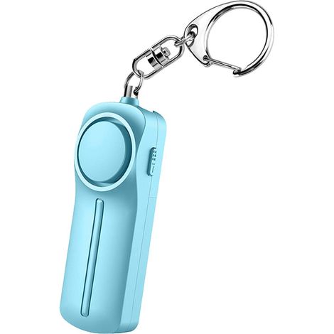 Alarme porte-clés d'autodéfense 130 dB avec lumière LED - Alarme de sécurité d'urgence (1 pièce) (1/5)