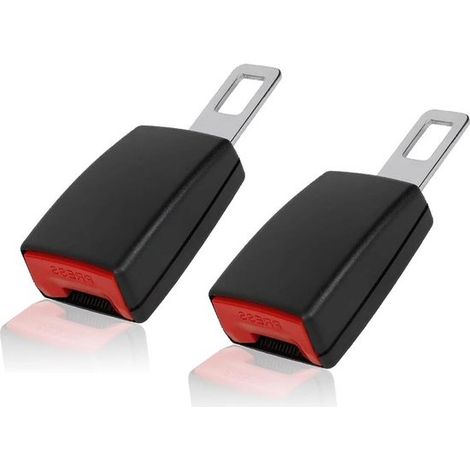 Prolunghe per cinture di sicurezza in due pezzi, prolunghe per cinture di sicurezza con fibbia rinforzata adatte alla maggior parte delle auto e accessori per auto per l'estensione delle cinture di si
