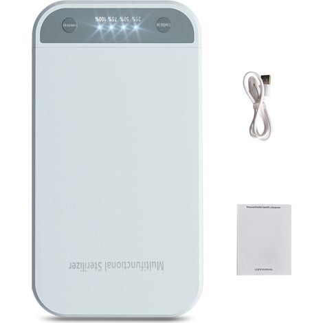 Boîte de désinfectant à lumière UV, stérilisateur Portable, fonction de désinfection UVC, arôme, nettoyant de téléphone