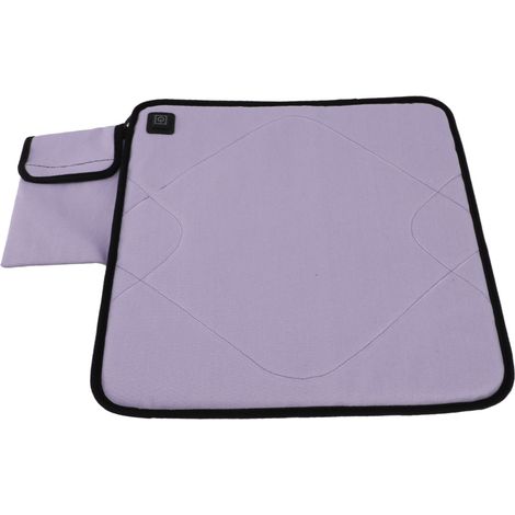 Tappetino riscaldante USB a temperatura regolabile per campeggio, barbecue, pesca, casa o ufficio – viola
