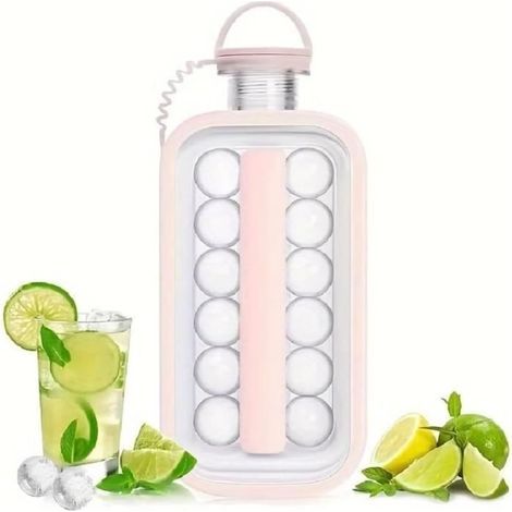 Bac à glaçon - Innovante - Réservoir de Glace 2-en-1 - Silicone sans BPA - Compact - Portable (1/4)