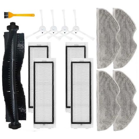 Pièces de rechange pour aspirateur robot 360 S5 / S7 / S7 Pro : brosse principale, brosse latérale et filtre HEPA