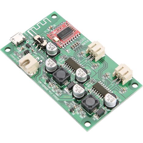 Carte d'amplificateur de puissance Bluetooth 2x6W, batterie lithium 5V/3,7V CC avec gestion de charge HF69B (1/5)