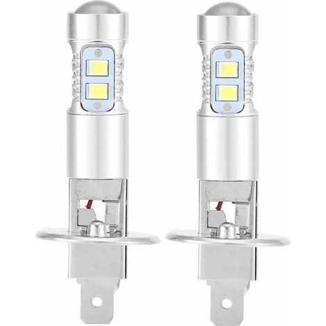 Ampoules H1 6000K Ultra White 100W – Luminosité 1800LM – Installation facile – Économie d'énergie pour feux de croisement (1/5)
