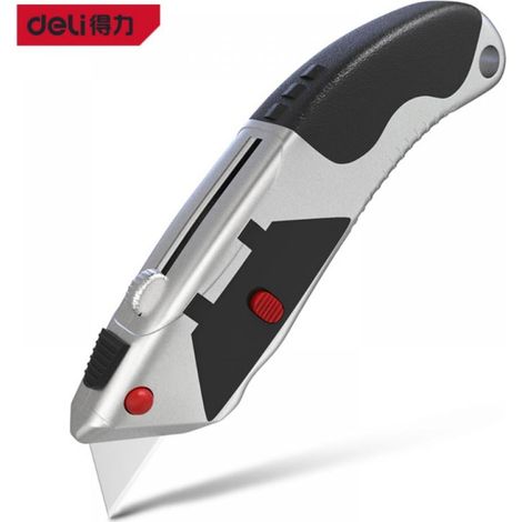 Cutter - SK5 - 19 mm - Rétractable - Pour Cartons Et Boîtes - 1 Pièce (1/5)