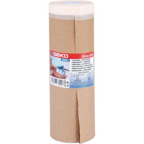 CARTA PER MASCHERATURA + NASTRO ADESIVO CM.18 X 20MT espositore 24 pezzi